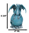 Celestial Solar Galaxy Planet Uranus Terrestrial Guardian Blue Dragon Figurine