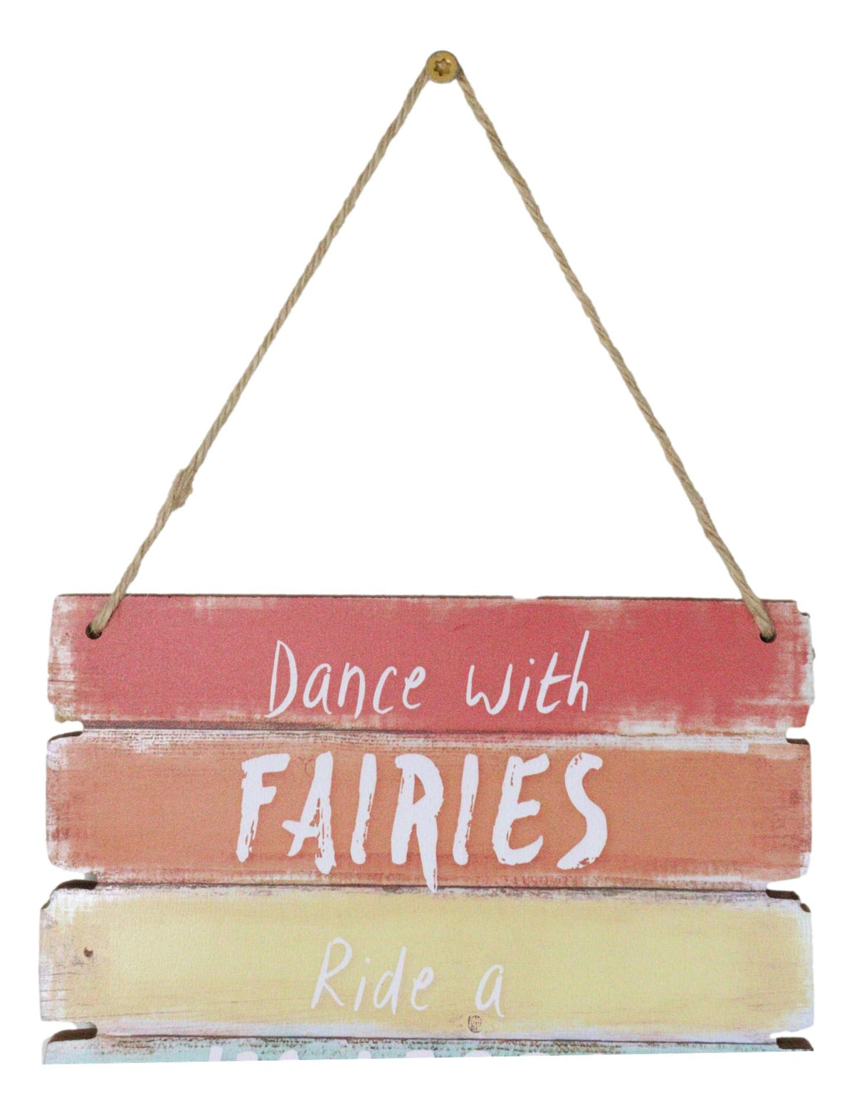 Dance With Fairies Ride A Unicorn Swim With Mermaids Chase Rainbows Wall Decor