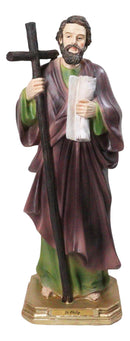 Apostle Disciple Of Jesus Saint Philip Holding Tall Cross Figurine 12" Series