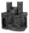 Medieval Castle Fortress Display Stand And 12 Mini Crusader Knights Figurine Set