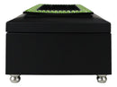 August Month Peridot Birthstone Strength And Integrity Black Musical Trinket Box