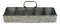 Farmhouse Galvanized Metal Rustic 10 Slots Wine Bottle Holder Basket With Handle