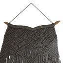 Bohemian Chic Hand Woven Wool Macrame Tapestry With Tassels 26"X37" Wall Decor