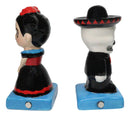 Day Of The Dead Friends For Life & Death Sugar Skull Dancers Salt Pepper Shakers