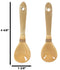 Witchcraft Witch Broomsticks Glossy Ceramic Tea Coffee Stirring Spoons Set Of 2