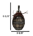 Rustic Western Faux Leather Cowboy Horse Saddle On Barrel Soap Pump Dispenser