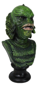 Green Horror Gill-Man Black Lagoon Swamp Monster Creature Head Bust Figurine