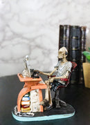 Funny Skeleton Computer Still A Gamer Figurine With Gaming Headset & Desktop PC