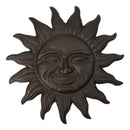 Belenos Sun God Cast Iron Stepping Stones Set of 3 Radiant Sun Face Garden