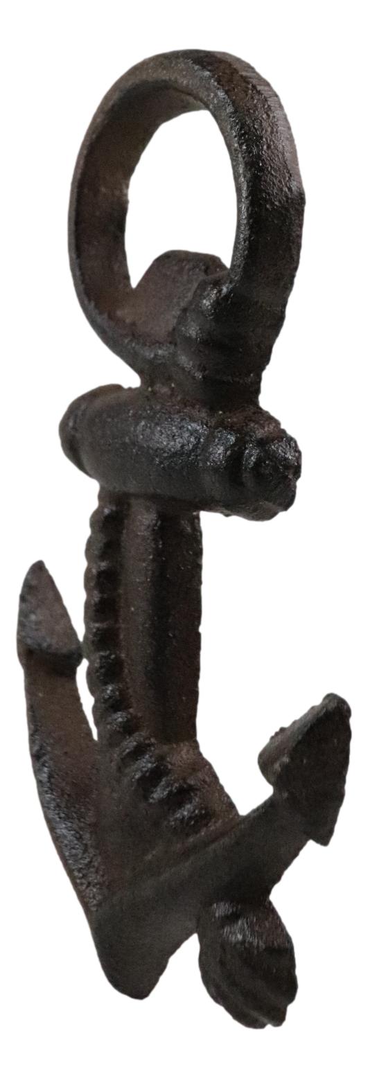 Rustic Cast Iron Nautical Coastal Marine Ship Anchor Beer Bottle Opener Set Of 4