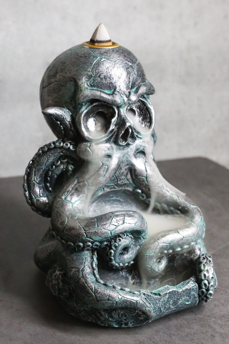 Nautical Cthulhu Octopus Tentacles Sea Monster Backflow Incense Cone Burner