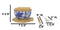 White Blue Koi Fish 28Oz Donburi Ramen Bowl With Lid Trivet Spoon Chopsticks Set
