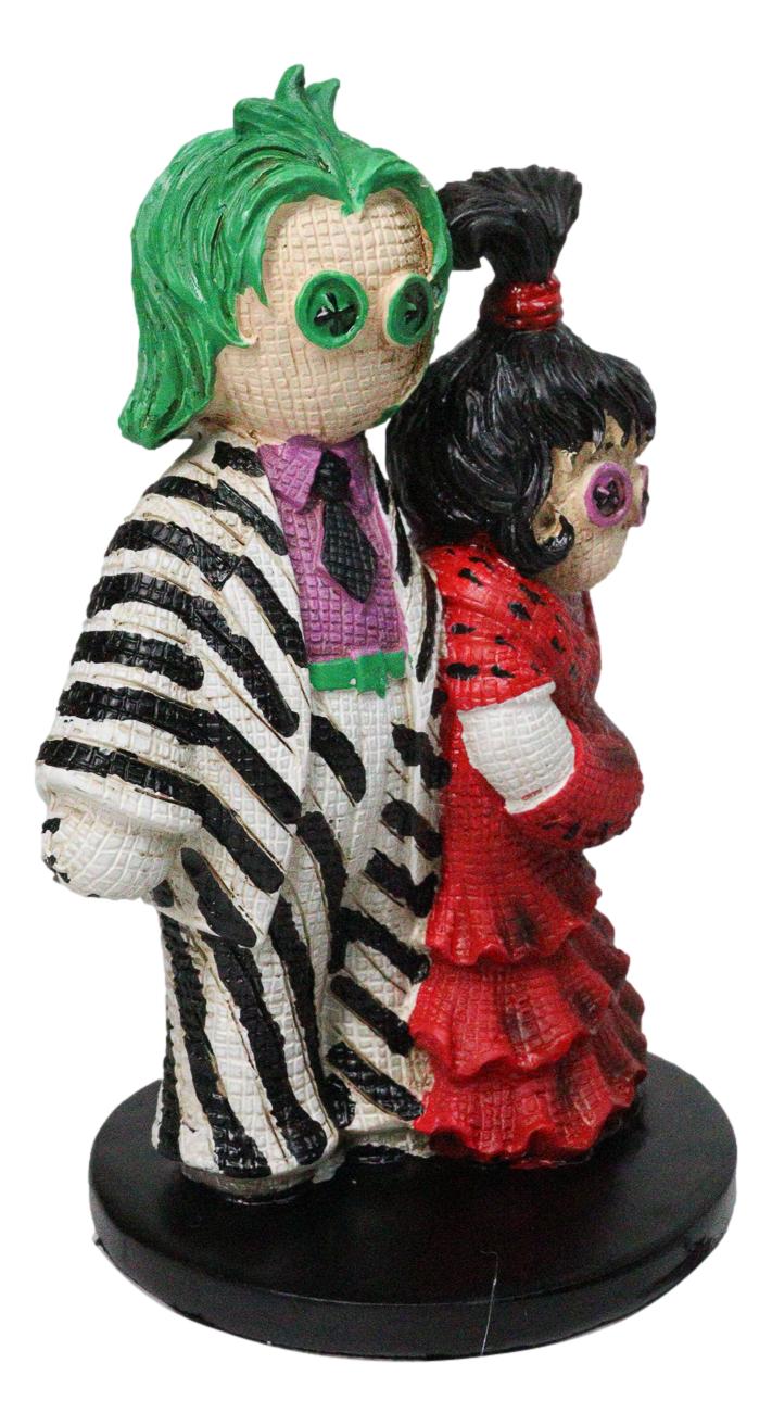 Gothic Dead Beetlejuice And Lydia Romance Halloween Pinheads Monster Figurine