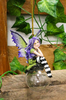 Dulcibelle Lavender Fae Bubble Rider Fairy Ornament Amy Brown Holiday Collection