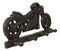 Rustic Cast Iron Retro Motorcycle Bike 4-Peg Wall Hooks Coat Towel Keys Hanger