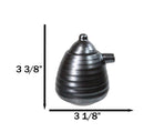 Set Of 6 Tetsu Kesho Black Tenmoku Porcelain Soy Sauce Shoyu Flask Dispensers