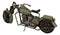 American Military US Army Classic Retro Camo Chopper Bike Motorcycle Figurine