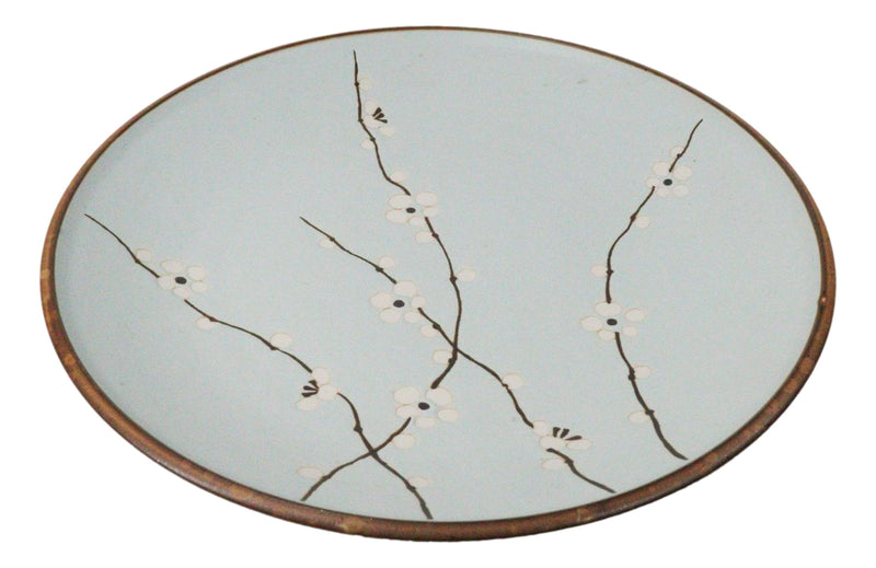 Made In Japan Ceramic Soushun Sakura Cherry Blossoms Large Dinner Plates 11"D