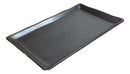 Pack Of 5 Tetsu Kesho Metallic Black Collection Rectangular Sushi Plates 7.75" L