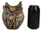 Rustic Western Brown Cowboy Horse Saddle Floral Wicker Design Coin Piggy Bank