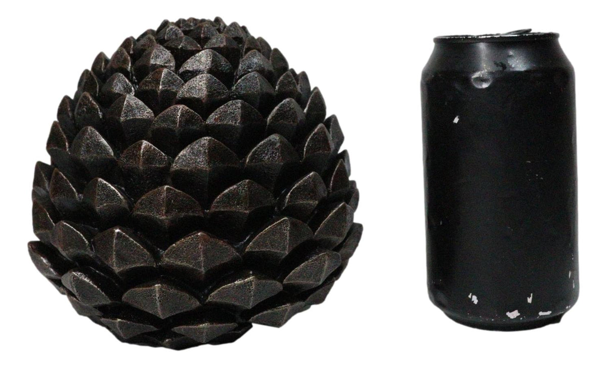 Cozy Pines Rustic Lodge Pinecone Figurine Decorative Woodland Pine Cone Accent