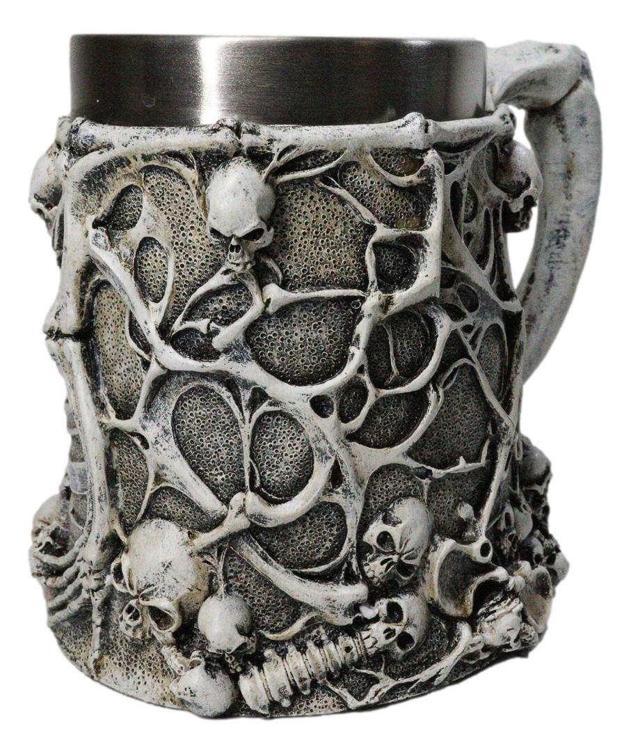 Gothic Skull Skeleton Bones Graveyard Large 19 oz Tankard Coffee Cup Mug