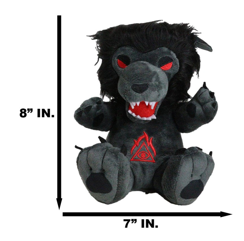 Mythical Dark Fantasy Underworld Werewolf Wolf Man Lycan Soft Plush Toy Doll