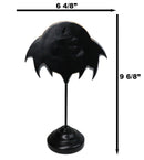 Gothic Phul Moon Bat Dracula Masque Ornament On Pole Stand Or Wall Sculpture