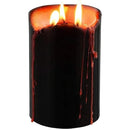 Set Of 2 Apothecary Wicca Witchcraft Vampire Tears Black Scented Pillar Candles