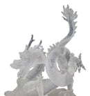 Legendary Chinese Orient Azure Dragon King Frosted Translucent Acrylic Figurine