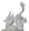 Legendary Chinese Orient Azure Dragon King Frosted Translucent Acrylic Figurine