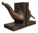 Sea Coastal Nautical Marine Bottlenose Dolphin Fishes Swimming Bookends Pair Set