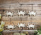 Set Of 6 Antique White Beach Crabs Ocean Marine Wall Hanger Decor Tree Ornaments