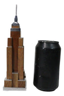 Aluminum And Mahogany New York Monument Empire State Building Art Deco Figurine