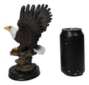 American Bald Eagle with Open Wings Patriotic USA Home Office Figurine 8"H