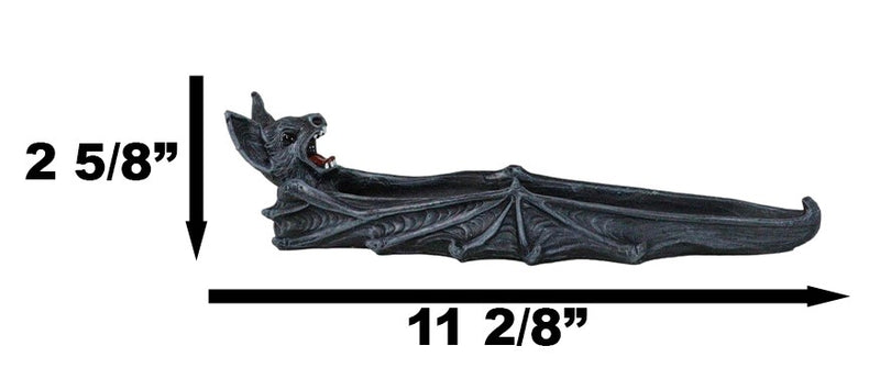 Gothic Gargoyle Cathedric Bat Vampire Incense Stick Holder With Celtic Knotwork