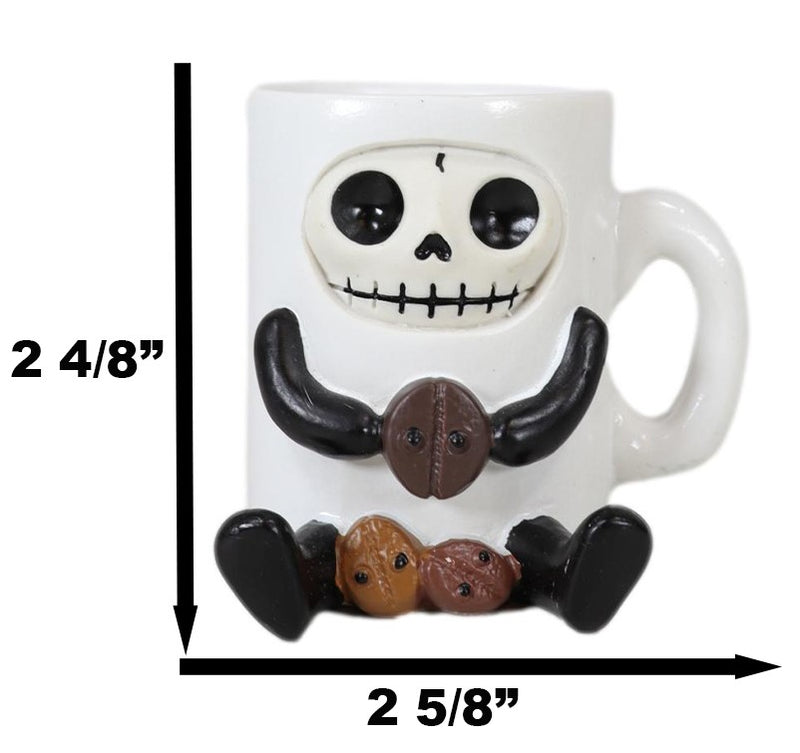 Furrybones Cup of Joe The Coffee Bean Morning Beverage Mug Furry Bone Figurine