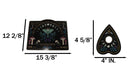 Dark Forest Mushrooms Luna Moth Spirit Ouija Talking Board With Planchette Set