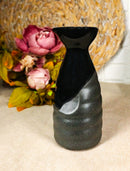 Pack Of 6 Twilight Black And Grey Waterfall Japanese Wine Sake Tokkuri Flask