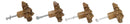 Set Of 4 Western Rustic Forest Pine Trees Faux Wooden Cabinet Door Pull Knobs