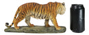 Jungle Apex Predator Prowling Fierce Orange Bengal Tiger Figurine 11.25"L