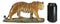 Jungle Apex Predator Prowling Fierce Orange Bengal Tiger Figurine 11.25"L