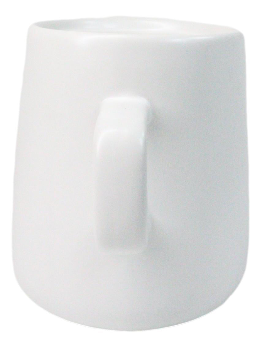 White Porcelain Artisan Hand Crafted Barista Style Maker Carafe Flask Part