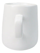 White Porcelain Artisan Hand Crafted Barista Style Maker Carafe Flask Part