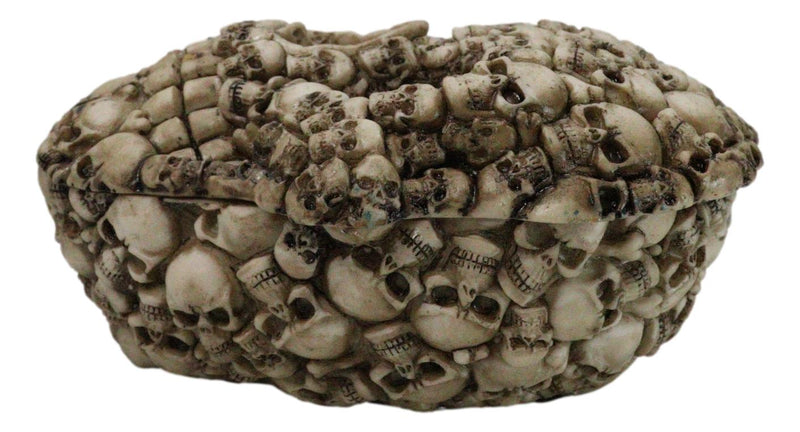 Ossuary Graveyard Skulls And Bones Ghoulish Skull Face Decorative Trinket Box