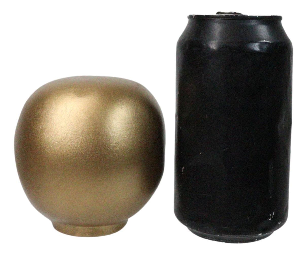 Gold Talisman of Prosperity Japanese Zen Daruma Figurine With Unpainted Eyes