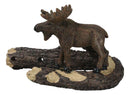 Set of 2 Rustic Western Bull Moose On Branch Drapery Curtain Holdback Tie Back