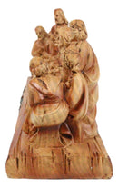 Leonardo Da Vinci The Last Supper Jesus And Disciples Faux Cedar Wood Figurine