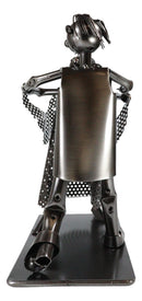 Tango Dancing Lover Couple Hand Made Metal Wine Bottle Holder Caddy Decor