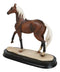 Equine Pride Flaxen Chestnut Horse With Fair Mane And Tail Figurine On Base
